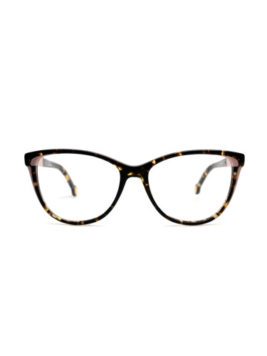 Carolina Herrera Vhe813 0780 54 - диоптрични очила, cat eye, дамски, кафяви