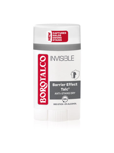 Borotalco Invisible дезодорант стик 40 мл.