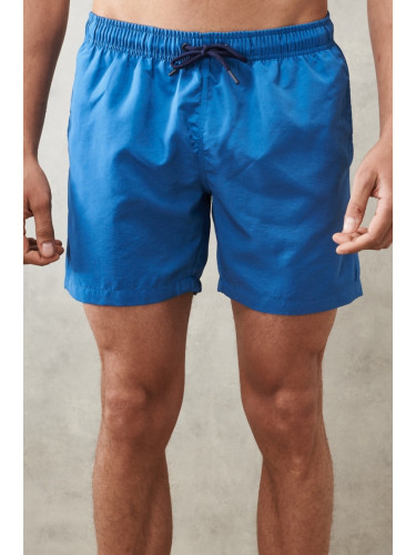 AC&Co / Altınyıldız Classics Men's Indigo Standard Fit Quick Dry Swimwear Marine Shorts.