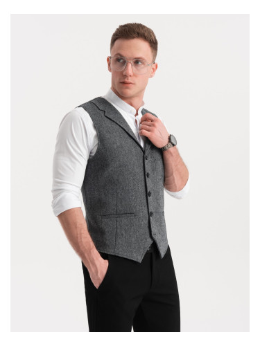 Мъжки елек Ombre Buttoned