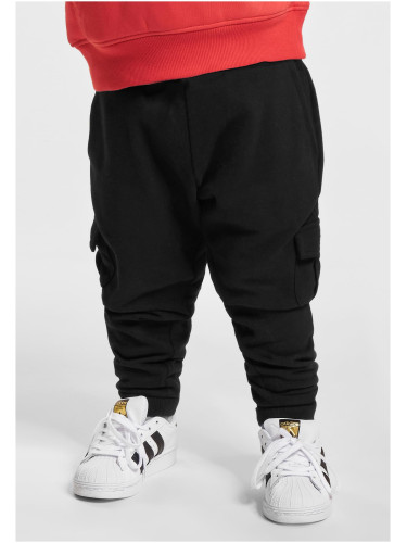 Fitted Cargo Boys' Sweatpants - Black