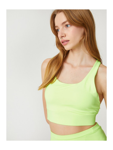 Koton Sports Bras, Padded, Non-Wireless, Cross-Back Straps.