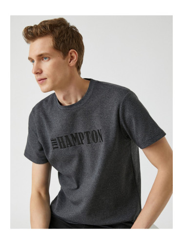 Koton Motto Printed T-Shirt