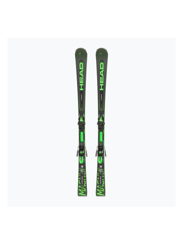 Ски за спускане HEAD Supershape e-Magnum SW SF-PR + PRD 12 black/neon green