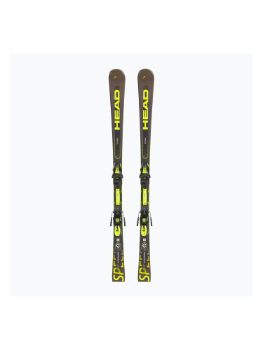 HEAD Supershape e-Speed SW SF-PR + PRD 12 черни/неоново жълти ски за спускане