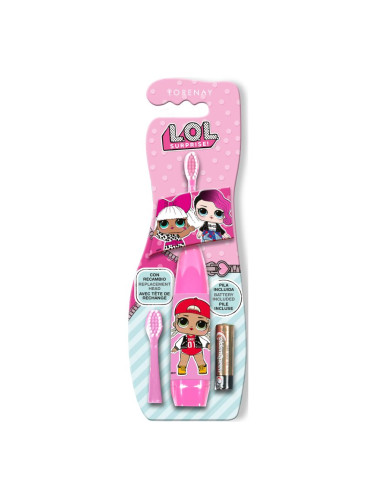 L.O.L. Surprise Electric Toothbrush детска електрическа четка за зъби със сменяеми батерии 1 бр.