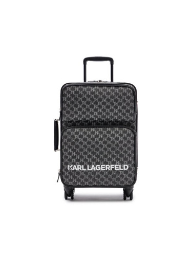 KARL LAGERFELD Самолетен куфар за ръчен багаж 235W3014 Черен