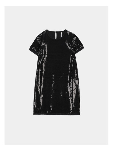 Coccodrillo Елегантна рокля ZC3129202EJG Черен Regular Fit