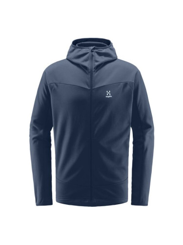 HAGLÖFS FROST MID HOOD M Мъжки суитшърт, синьо, размер