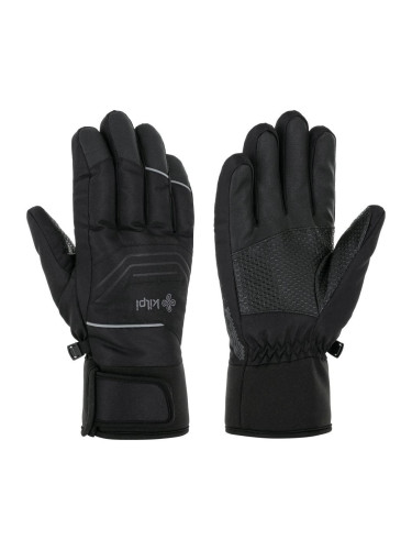 Black unisex ski gloves Kilpi SKIMI