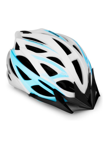 Spokey FEMME Cycling helmet IN-MOLD, 55-58 cm, bielo-blue
