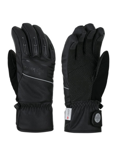 Black unisex ski gloves Kilpi CEDRIQ