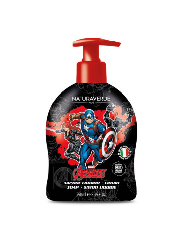 Marvel Avengers Liquid Soap течен сапун за ръце за деца Calendula and Chamomile extracts 250 мл.