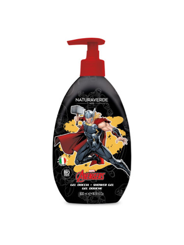 Marvel Avengers Shower Gel почистващ душ гел за деца Organic Calendula and Chamomile extracts 500 мл.
