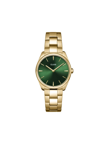 Часовник Cluse Féroce Petite CW11217 Gold/Green