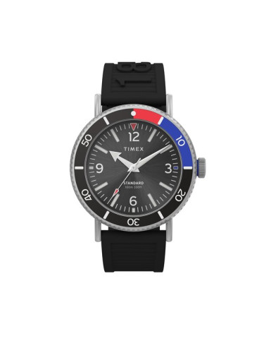 Timex Часовник Standard Diver Eco-Friendly TW2V71800 Черен