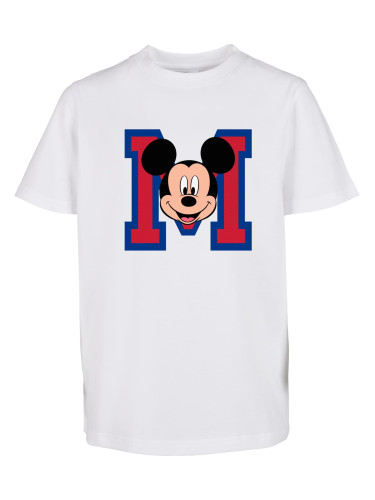 Mickey Mouse M Face Kids T-shirt White