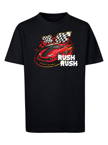 Children's Car Racing T-Shirt Black