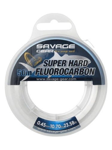 Savage Gear Super Hard Fluorocarbon Clear 0,60 mm 50 m 18,90 kg Монофил