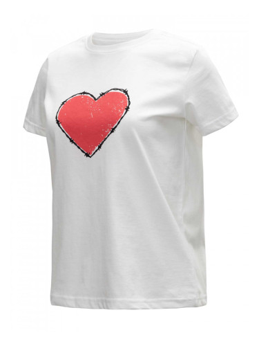 BRILLE | Тениска Barbed Wire Heart, бял