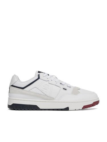 Tommy Hilfiger Сникърси Th Basket Street Rwb FM0FM04970 Бял