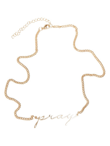Pray necklace - gold colors