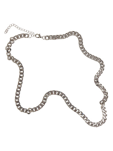 Long Basic Chain Necklace - Silver Color