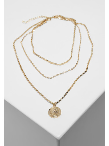 Amulet necklace - golden color