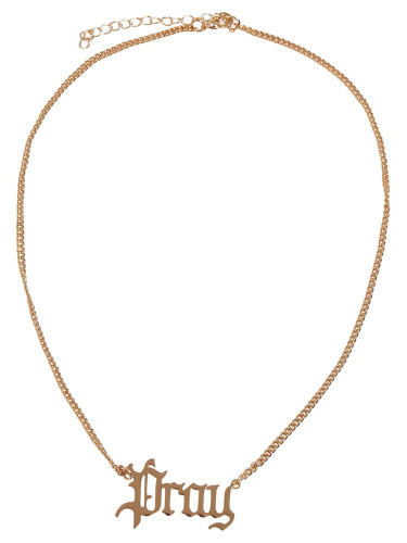 Pray necklace - gold colors