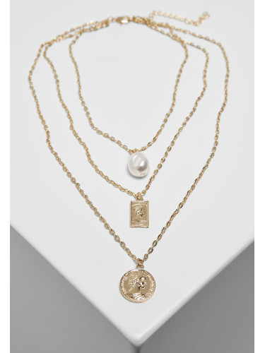 Pearl Basic Necklace - Gold Colors