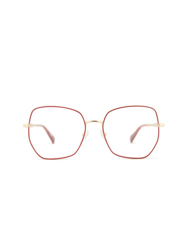 Moschino Mos610 AU2 16 53 - диоптрични очила, квадратна, дамски, червени
