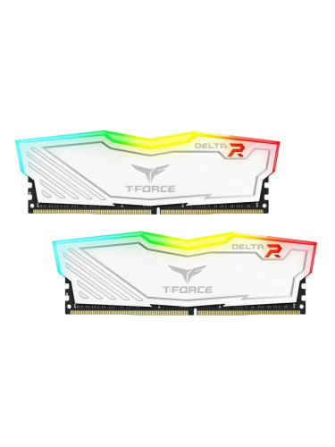 Памет 16GB (2x8GB) DDR4 3200MHz, TeamGroup Delta White, TF4D416G3200HC16FDC01, 1.35V