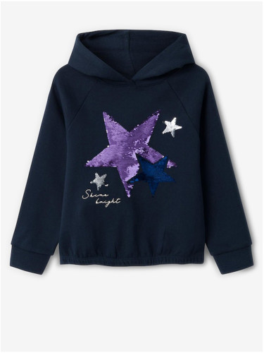 Dark blue girls' hoodie name it Frida - Girls