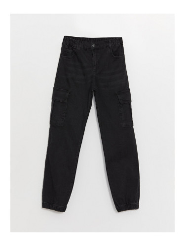 LC Waikiki Elastic Waist Boy Cargo Jean Trousers