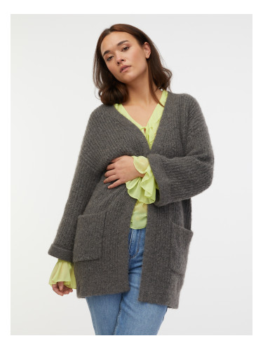 Orsay Dark Grey Women's Oversize Cardigan - Women's