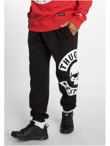 Мъжко долнище в черен цвят Thug Life B Camo