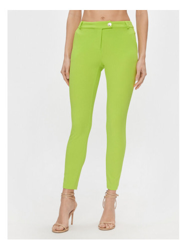 Rinascimento Текстилни панталони CFC0117745003 Зелен Regular Fit