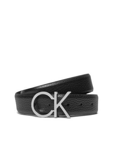 Calvin Klein Дамски колан Ck Logo Belt 3.0 Pebble K60K611903 Черен