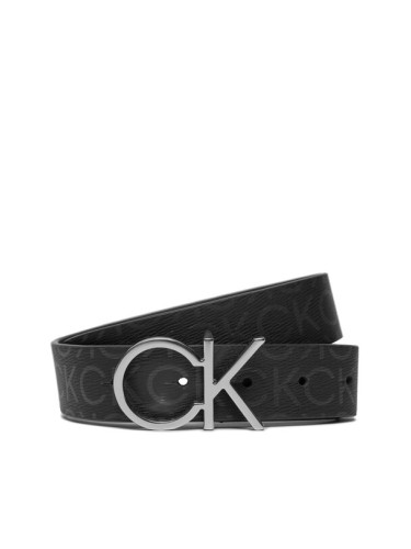 Calvin Klein Дамски колан Ck Logo Belt 3.0 Epi Mono K60K611902 Черен