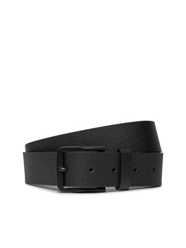 Мъжки колан Calvin Klein Classic Flat R Lthr Belt 35mm K50K511421 Черен