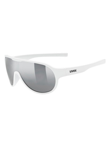UVEX Sportstyle 512 White/Silver Mirrored Колоездене очила