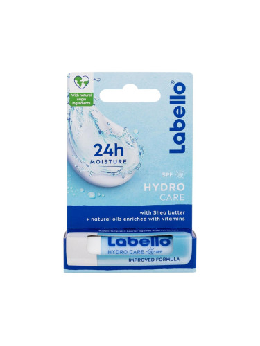 Labello Hydro Care 24h Moisture Lip Balm SPF15 Балсам за устни 4,8 гр