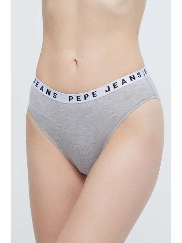 Бикини Pepe Jeans LOGO BIKINI в сиво