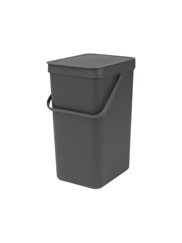 Кош за смет за разделно събиране Brabantia Sort&Go 16L, Grey