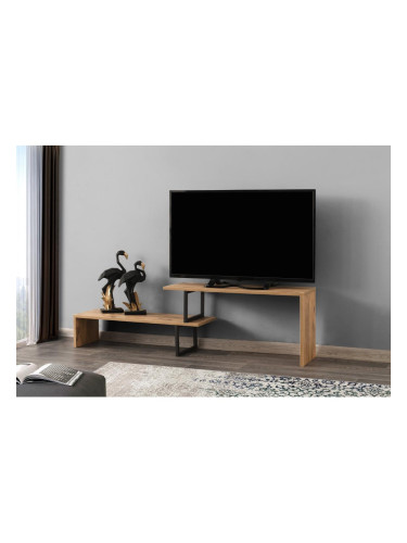 TV шкаф OVIT 44x153 cм кафява/черна