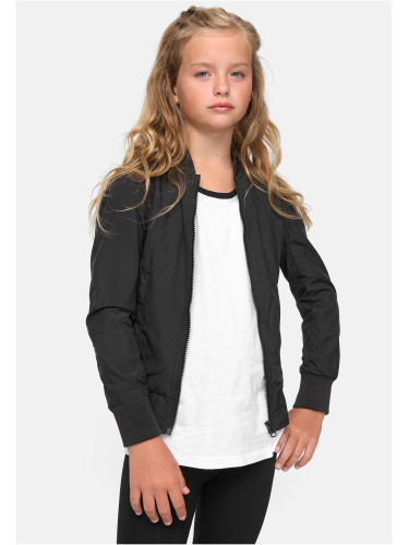 Girl's Light Bomber Jacket black