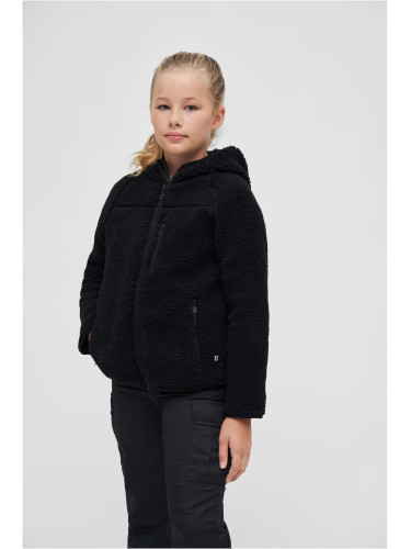 Children's Teddyfleecejacket Hood Black