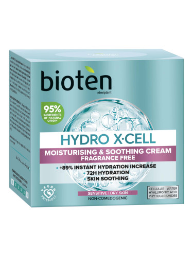 BIOTEN Hydro X∙Cell Чувствителна кожа Дневен крем дамски 50ml