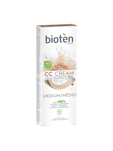 BIOTEN Skin Moisture CC Cream medium 24 - часов крем дамски 50ml