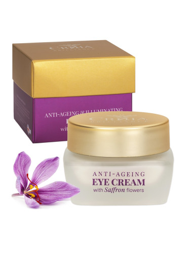 CROZIA Anti-ageing & Illuminating eye cream with Saffron flowers Продукт за очи дамски 15ml